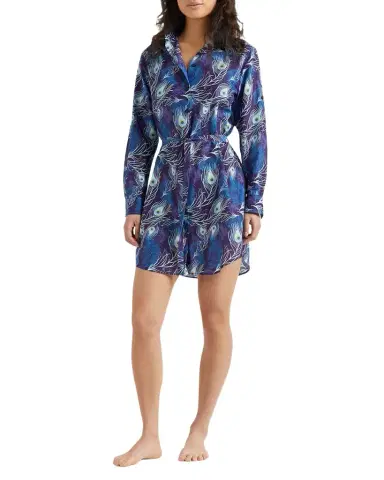 Vilebrequin Eyes of the Wind Cotton-Silk Shirtdress | Thumbnail 1 Vilebrequin Eyes of the Wind Cotton-Silk Shirtdress | Thumbnail 1