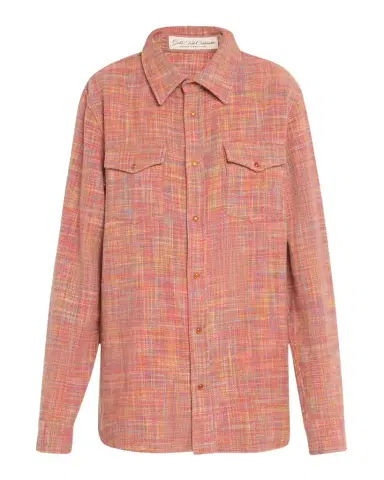 God’s True Cashmere Flower Space Dye Tartan Cashmere Shirt Jacket | Thumbnail 1 God’s True Cashmere Flower Space Dye Tartan Cashmere Shirt Jacket | Thumbnail 1