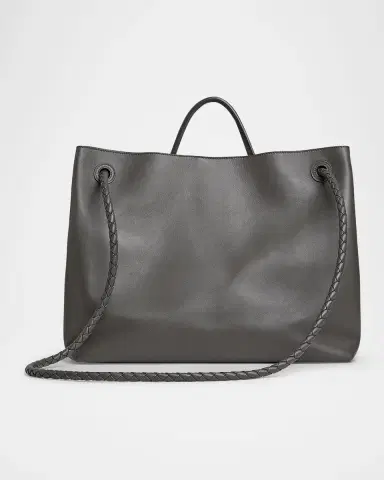 Bottega Veneta Large Andiamo Leather Top-Handle Bag | Thumbnail 3 Bottega Veneta Large Andiamo Leather Top-Handle Bag | Thumbnail 3