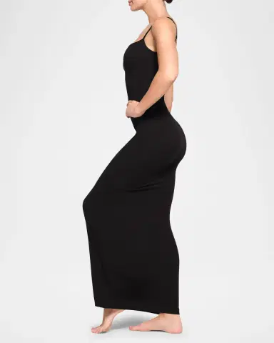SKIMS Soft Lounge Ribbed Maxi Slip Dress | Thumbnail 4 SKIMS Soft Lounge Ribbed Maxi Slip Dress | Thumbnail 4