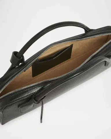 ALAÏA Le Teckel Top-Handle Bag in Grained Leather | Thumbnail 3 ALAÏA Le Teckel Top-Handle Bag in Grained Leather | Thumbnail 3