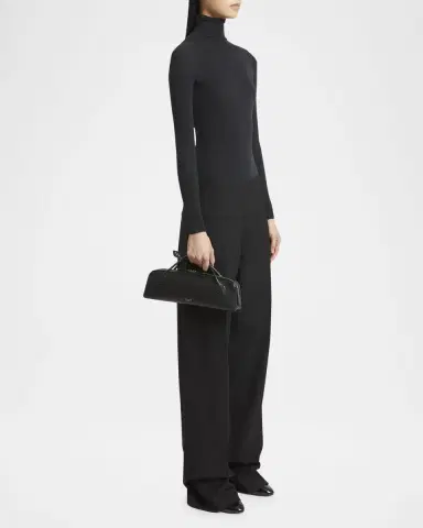 ALAÏA Le Teckel Top-Handle Bag in Grained Leather | Thumbnail 4 ALAÏA Le Teckel Top-Handle Bag in Grained Leather | Thumbnail 4