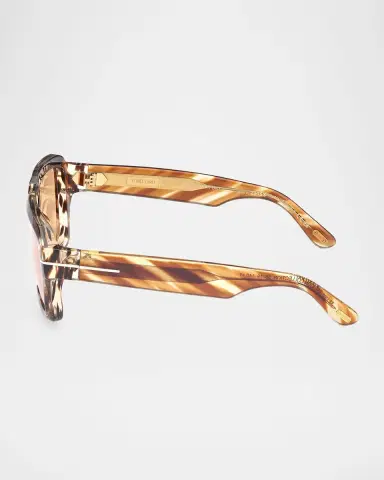 Tom Ford Men's FT1202M Acetate Rectangle Sunglasses | Thumbnail 4 Tom Ford Men's FT1202M Acetate Rectangle Sunglasses | Thumbnail 4