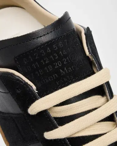 Maison Margiela Men 's Replica Leather Low-Top Sneakers | Thumbnail 5 Maison Margiela Men 's Replica Leather Low-Top Sneakers | Thumbnail 5
