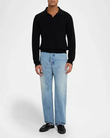 Saint Laurent Men's Faded Jeans | Thumbnail 2 Saint Laurent Men's Faded Jeans | Thumbnail 2