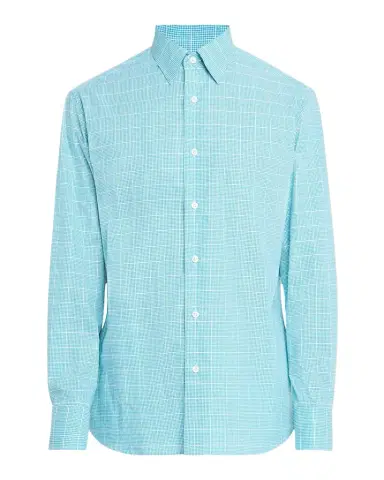 Brioni Men 's Cotton Windowpane Check Sport Shirt | Thumbnail 1 Brioni Men 's Cotton Windowpane Check Sport Shirt | Thumbnail 1