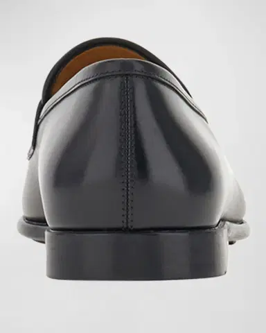 Ferragamo Men's Funes Leather Penny Loafers | Thumbnail 3 Ferragamo Men's Funes Leather Penny Loafers | Thumbnail 3