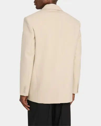 Saint Laurent Men's Wool-Silk Relaxed Sport Coat | Thumbnail 3 Saint Laurent Men's Wool-Silk Relaxed Sport Coat | Thumbnail 3