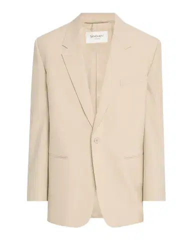 Saint Laurent Men's Wool-Silk Relaxed Sport Coat | Thumbnail 1 Saint Laurent Men's Wool-Silk Relaxed Sport Coat | Thumbnail 1