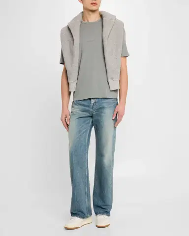 Saint Laurent Men's Basic Logo T-Shirt | Thumbnail 2 Saint Laurent Men's Basic Logo T-Shirt | Thumbnail 2