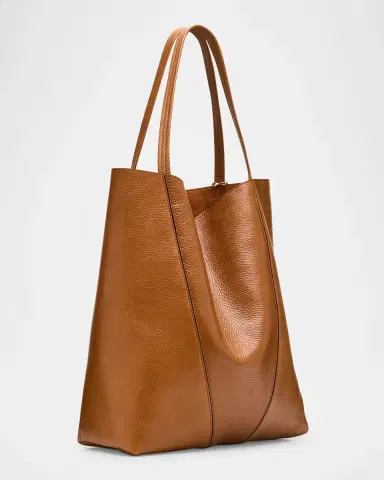 Chloé Spin North-South Tote Bag in Leather | Thumbnail 2 Chloé Spin North-South Tote Bag in Leather | Thumbnail 2