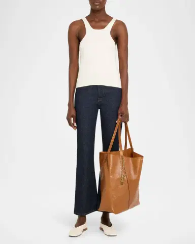 Chloé Spin North-South Tote Bag in Leather | Thumbnail 4 Chloé Spin North-South Tote Bag in Leather | Thumbnail 4