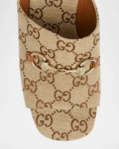 Gucci Carmen GG Canvas Platform Wedge Sandals | Thumbnail 4 Gucci Carmen GG Canvas Platform Wedge Sandals | Thumbnail 4