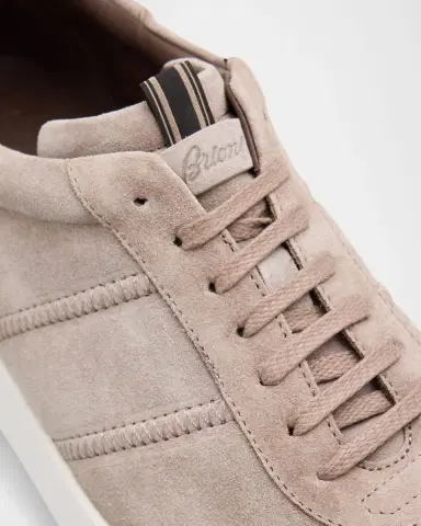 Brioni Men's New Cassette Suede Low-Top Sneakers | Thumbnail 5 Brioni Men's New Cassette Suede Low-Top Sneakers | Thumbnail 5
