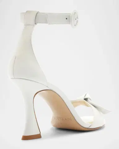 Alexandre Birman Clarita Leather Bow Ankle-Strap Sandals | Thumbnail 3 Alexandre Birman Clarita Leather Bow Ankle-Strap Sandals | Thumbnail 3
