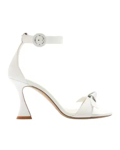 Alexandre Birman Clarita Leather Bow Ankle-Strap Sandals | Thumbnail 1 Alexandre Birman Clarita Leather Bow Ankle-Strap Sandals | Thumbnail 1