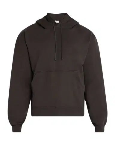 Saint Laurent Men's Fleece Tonal Logo Hoodie | Thumbnail 1 Saint Laurent Men's Fleece Tonal Logo Hoodie | Thumbnail 1