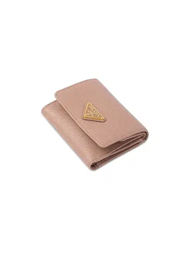 Prada Women's Small Saffiano Leather Wallet - Beige | Thumbnail 2 Prada Women's Small Saffiano Leather Wallet - Beige | Thumbnail 2