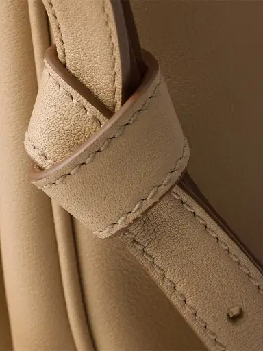 Prada Women's Leather Shoulder Bag - Beige | Thumbnail 8 Prada Women's Leather Shoulder Bag - Beige | Thumbnail 8