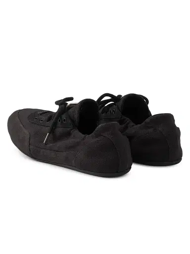 Prada Women's Collapse Canvas Sneakers - Black | Thumbnail 4 Prada Women's Collapse Canvas Sneakers - Black | Thumbnail 4