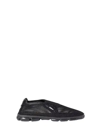 Miu Miu Women's Technical Mesh Fabric Sneakers - Black | Thumbnail 1 Miu Miu Women's Technical Mesh Fabric Sneakers - Black | Thumbnail 1