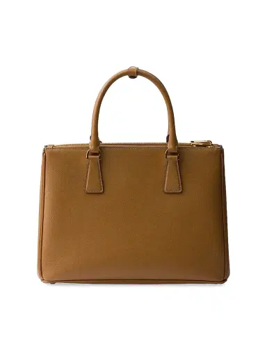 Prada Women's Large Galleria Saffiano Leather Top Handle Bag Brown | Thumbnail 3 Prada Women's Large Galleria Saffiano Leather Top Handle Bag Brown | Thumbnail 3