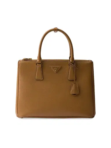 Prada Women's Large Galleria Saffiano Leather Top Handle Bag Brown | Thumbnail 1 Prada Women's Large Galleria Saffiano Leather Top Handle Bag Brown | Thumbnail 1