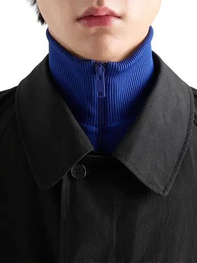 Prada Men's Technical Fabric Blouson Jacket - Blue | Thumbnail 6 Prada Men's Technical Fabric Blouson Jacket - Blue | Thumbnail 6