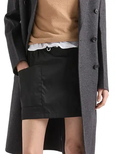 Prada Women's Re-Nylon Mini Skirt - Black - Size 10 | Thumbnail 2 Prada Women's Re-Nylon Mini Skirt - Black - Size 10 | Thumbnail 2