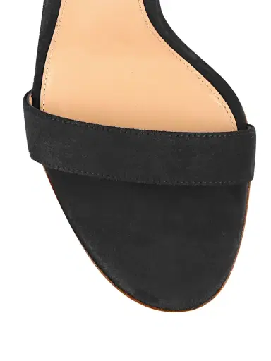 Gianvito Rossi Women's Portofino Suede Sandals - Praline | Thumbnail 3 Gianvito Rossi Women's Portofino Suede Sandals - Praline | Thumbnail 3