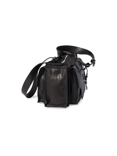 Miu Miu Women's Utilitaire Nappa Leather Shopping Bag - Black | Thumbnail 7 Miu Miu Women's Utilitaire Nappa Leather Shopping Bag - Black | Thumbnail 7
