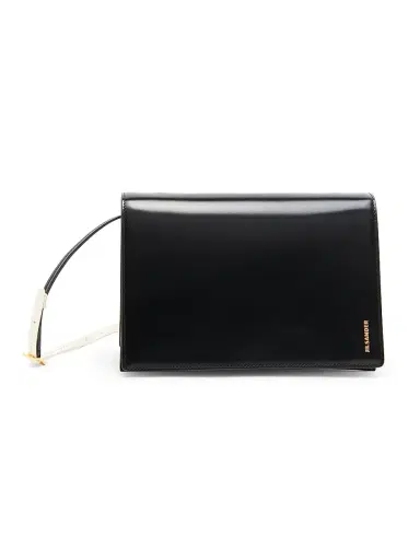 Jil Sander Women's Leather File Bag - Black | Thumbnail 1 Jil Sander Women's Leather File Bag - Black | Thumbnail 1