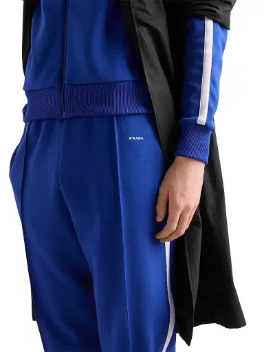 Prada Men's Technical Fabric Pants - Blue | Thumbnail 5 Prada Men's Technical Fabric Pants - Blue | Thumbnail 5