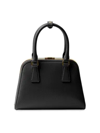 Prada Women's Pyramid Saffiano Leather Mini Top Handle Bag | Thumbnail 5 Prada Women's Pyramid Saffiano Leather Mini Top Handle Bag | Thumbnail 5
