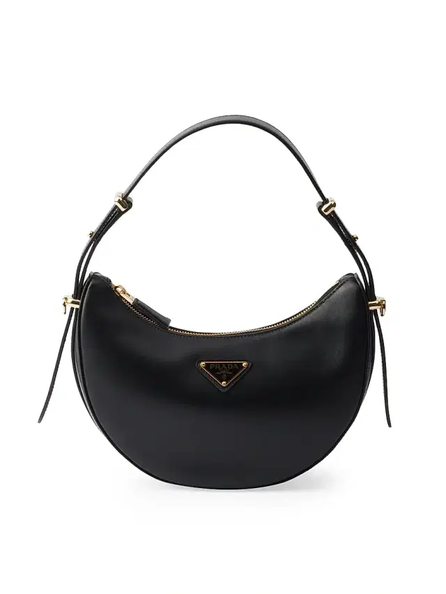 Women's Arqué Mini Leather Shoulder Bag - Black Women's Arqué Mini Leather Shoulder Bag - Black