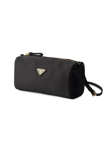 Prada Women's Satin Mini Shoulder Bag - Black | Thumbnail 2 Prada Women's Satin Mini Shoulder Bag - Black | Thumbnail 2