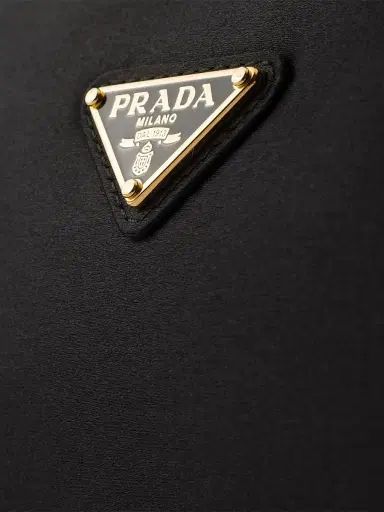 Prada Women's Satin Mini Shoulder Bag - Black | Thumbnail 6 Prada Women's Satin Mini Shoulder Bag - Black | Thumbnail 6