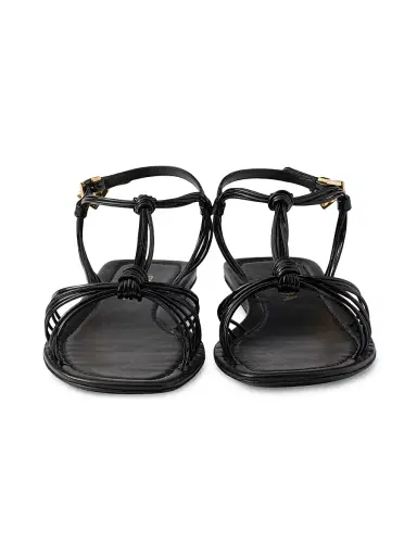 Prada Women's Patent Leather Sandals - Black - Size 11 | Thumbnail 2 Prada Women's Patent Leather Sandals - Black - Size 11 | Thumbnail 2