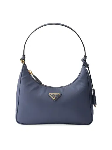Prada Women's Re-Edition 2005 Re-Nylon and Saffiano Mini Shoulder Bag - Medium Blue | Thumbnail 1 Prada Women's Re-Edition 2005 Re-Nylon and Saffiano Mini Shoulder Bag - Medium Blue | Thumbnail 1
