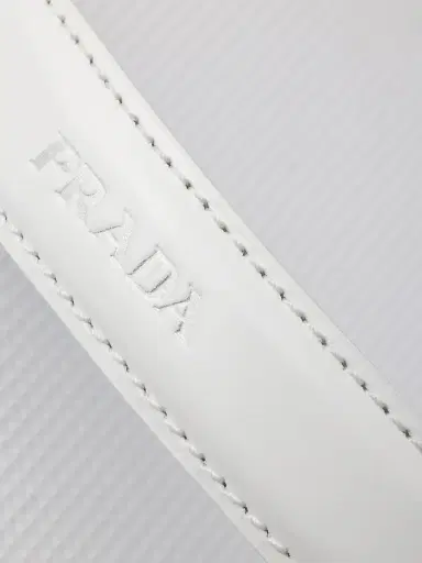 Prada Men's Brushed Leather Flip-Flops - White | Thumbnail 5 Prada Men's Brushed Leather Flip-Flops - White | Thumbnail 5