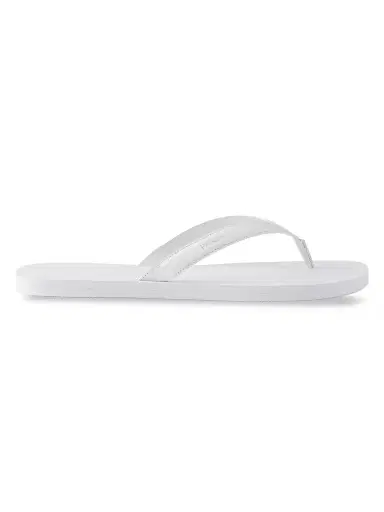 Prada Men's Brushed Leather Flip-Flops - White | Thumbnail 1 Prada Men's Brushed Leather Flip-Flops - White | Thumbnail 1