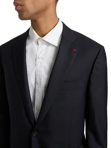 Isaia Men's Sanita Wool Suit - Blue Scuro | Thumbnail 6 Isaia Men's Sanita Wool Suit - Blue Scuro | Thumbnail 6