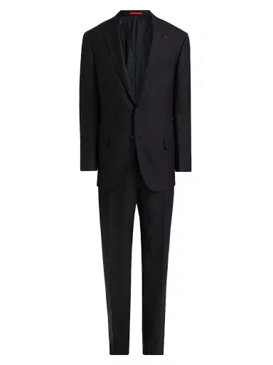 Isaia Men's Sanita Wool Suit - Blue Scuro | Thumbnail 1 Isaia Men's Sanita Wool Suit - Blue Scuro | Thumbnail 1