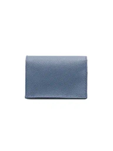 Prada Women's Saffiano Leather Wallet - Medium Blue | Thumbnail 3 Prada Women's Saffiano Leather Wallet - Medium Blue | Thumbnail 3