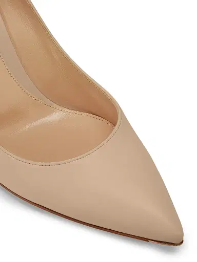 Gianvito Rossi Women's 85MM Leather Stiletto Heel Pumps - Praline | Thumbnail 5 Gianvito Rossi Women's 85MM Leather Stiletto Heel Pumps - Praline | Thumbnail 5