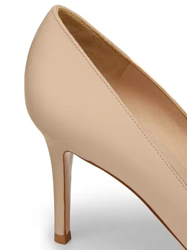 Gianvito Rossi Women's 85MM Leather Stiletto Heel Pumps - Praline | Thumbnail 6 Gianvito Rossi Women's 85MM Leather Stiletto Heel Pumps - Praline | Thumbnail 6