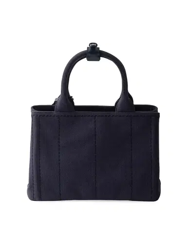Prada Women's Jardinière Cotton Canvas Top Handle Bag - Blue | Thumbnail 3 Prada Women's Jardinière Cotton Canvas Top Handle Bag - Blue | Thumbnail 3