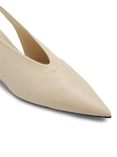 Jil Sander Women's 35MM Leather Slingback Kitten Heels | Thumbnail 6 Jil Sander Women's 35MM Leather Slingback Kitten Heels | Thumbnail 6