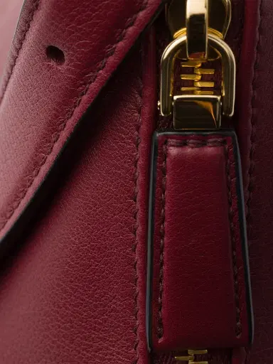 Prada Women's Aimee Medium Leather Shoulder Bag - Red | Thumbnail 7 Prada Women's Aimee Medium Leather Shoulder Bag - Red | Thumbnail 7