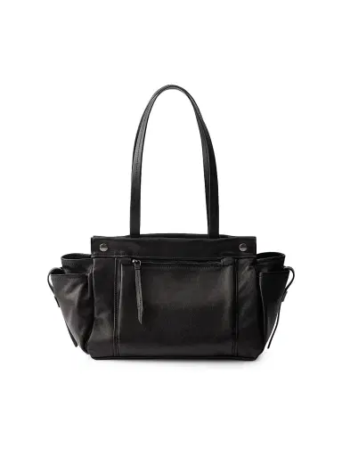 Prada Women's Route Leather Tote Bag - Black | Thumbnail 3 Prada Women's Route Leather Tote Bag - Black | Thumbnail 3